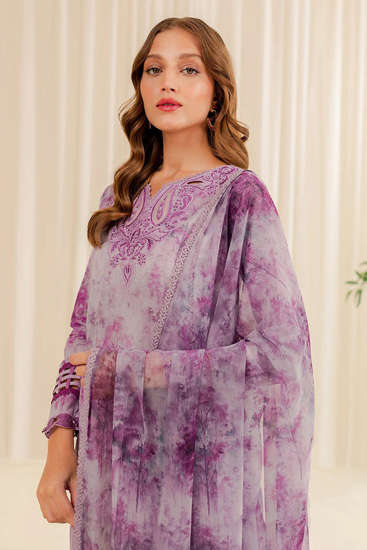 Picture of Farasha - 05 Winesome Glory Printed Essentials Summer Collection - Available at Raja Sahib