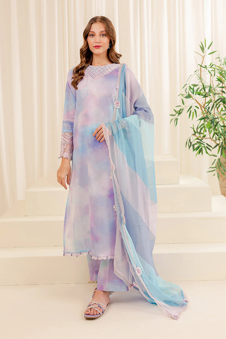 Picture of Farasha - 06 Snowy Dove Printed Essentials Summer Collection - Available at Raja Sahib