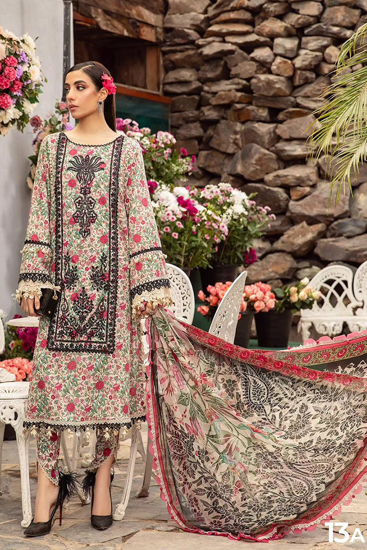 Picture of Maria B - Design 13A M Prints Spring Summer Edit - Available at Raja Sahib