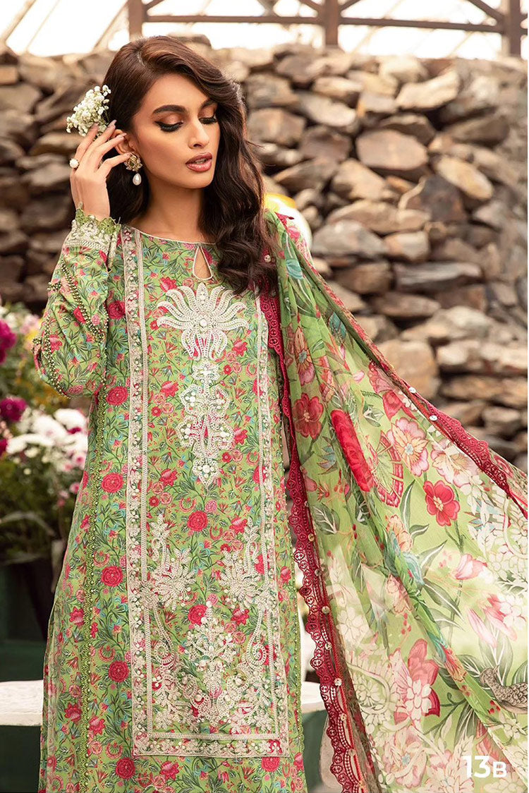 Picture of Maria B - Design 13B M Prints Spring Summer Edit - Available at Raja Sahib