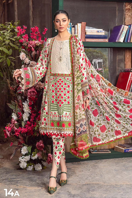 Picture of Maria B - Design 14A M Prints Spring Summer Edit - Available at Raja Sahib