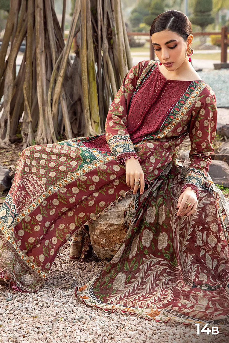 Picture of Maria B - Design 14B M Prints Spring Summer Edit - Available at Raja Sahib