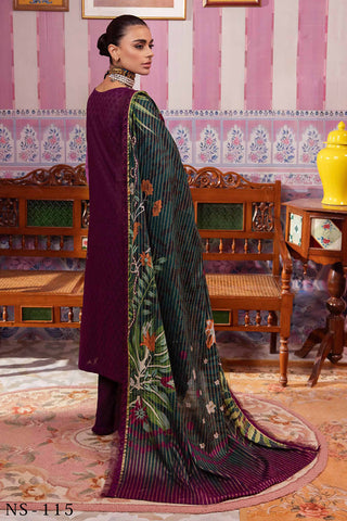 Nureh - NS 115 Maya Embroidered Dobby Lawn Collection Vol 1