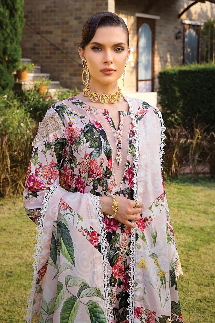 Picture of Elaf - ECT 1A Soir Print Chikankari Collection - Available at Raja Sahib