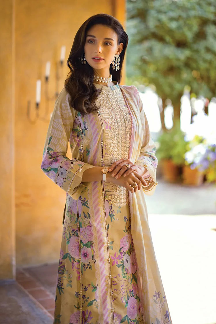 Picture of Elaf - ECT 4A Twinkle Print Chikankari Collection - Available at Raja Sahib