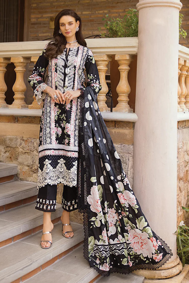 Picture of Elaf - ECT 5B Wild Flower Print Chikankari Collection - Available at Raja Sahib