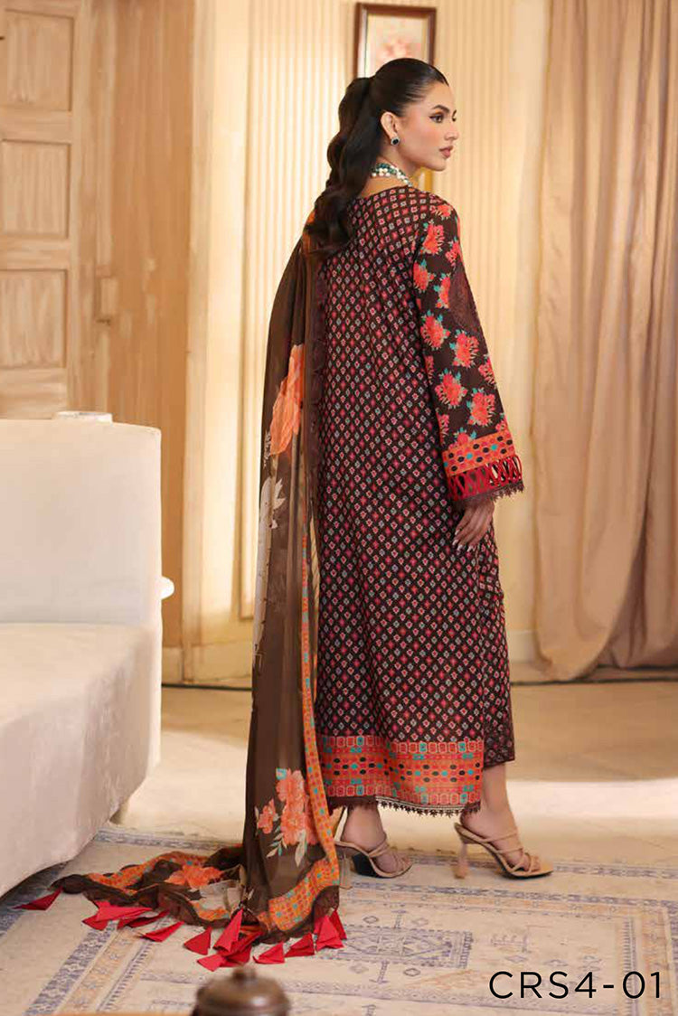 Picture of Charizma - CRS4 01 Reem Embroidered Lawn Collection Vol 1 - Available at Raja Sahib