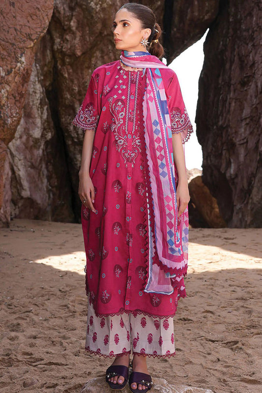 Picture of Ayzel - 03 Lenora Tropicana Embroidered Lawn Collection Vol 2 - Available at Raja Sahib