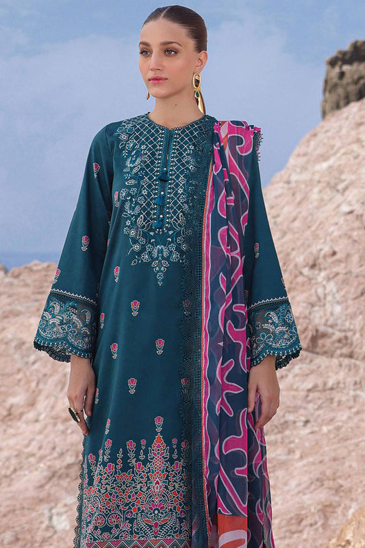 Picture of Ayzel - 07 Peacock Tropicana Embroidered Lawn Collection Vol 2 - Available at Raja Sahib