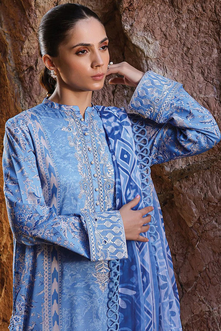 Picture of Ayzel - 08 Veronica Tropicana Embroidered Lawn Collection Vol 2 - Available at Raja Sahib