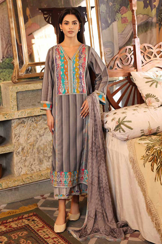 Picture of Charizma - CS4 06 Signature Embroidered & Handwork Lawn Collection Vol 1 - Available at Raja Sahib