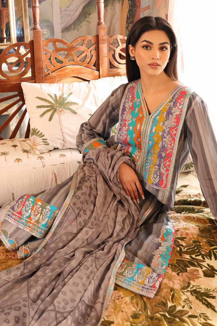 Picture of Charizma - CS4 06 Signature Embroidered & Handwork Lawn Collection Vol 1 - Available at Raja Sahib