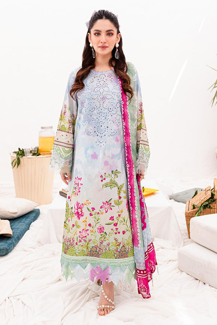 Picture of Nureh - NSG 141 Gardenia Embroidered Chikankari Lawn Collection Vol 1 - Available at Raja Sahib