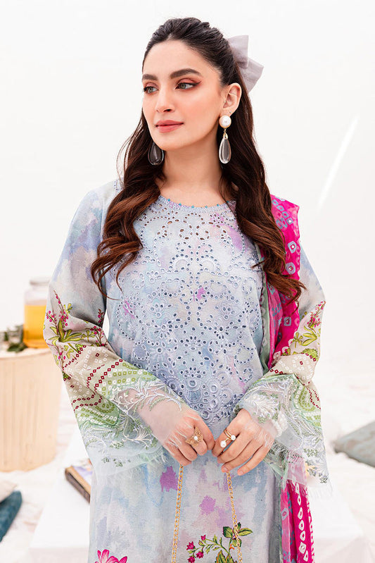 Picture of Nureh - NSG 141 Gardenia Embroidered Chikankari Lawn Collection Vol 1 - Available at Raja Sahib