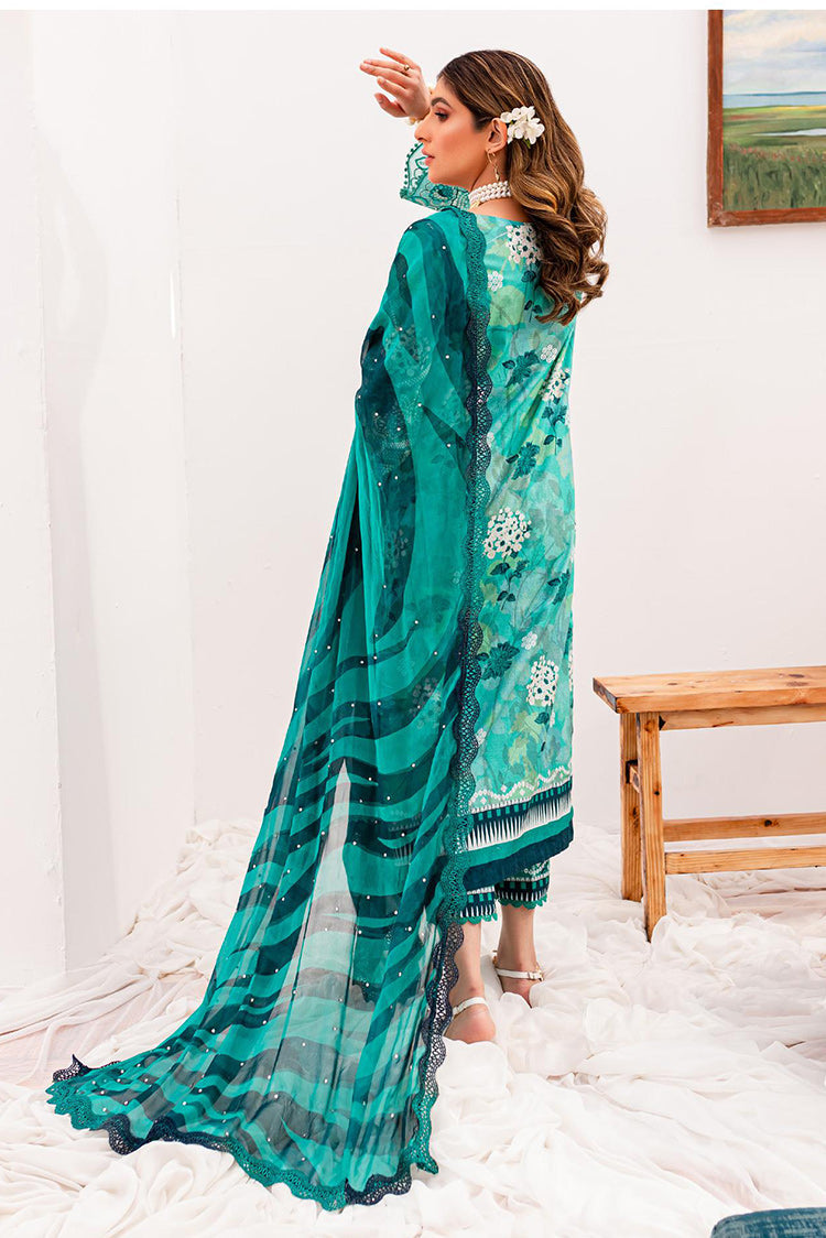 Picture of Nureh - NSG 144 Gardenia Embroidered Chikankari Lawn Collection Vol 1 - Available at Raja Sahib