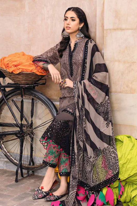 Picture of Charizma - CH4 01 Chunri Embroidered Lawn Collection Vol 1 - Available at Raja Sahib