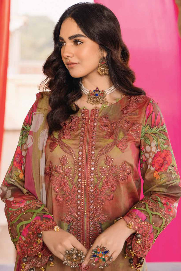 Picture of Charizma - CH4 02 Chunri Embroidered Lawn Collection Vol 1 - Available at Raja Sahib