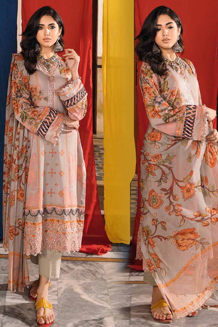 Picture of Charizma - CH4 06 Chunri Embroidered Lawn Collection Vol 1 - Available at Raja Sahib