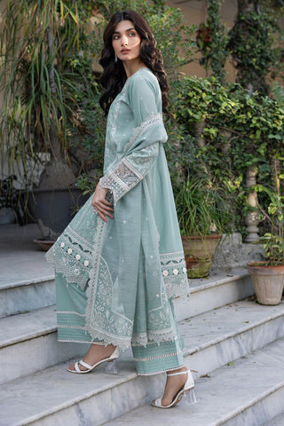 03 AQUA PEARL Bahaar Embroidered Lawn Collection