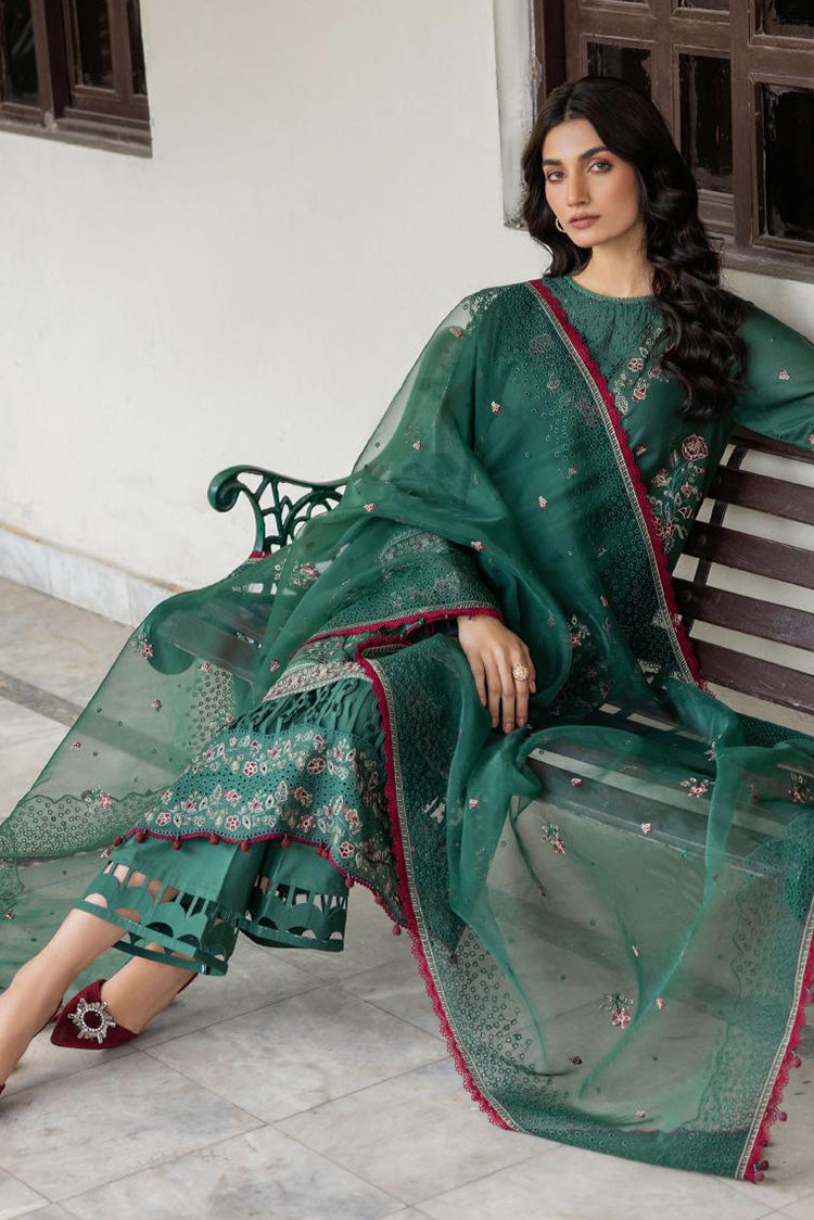 Picture of Farasha - 04 AZURE GRACE Bahaar Embroidered Lawn Collection - Available at Raja Sahib