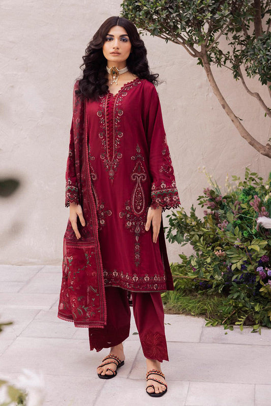 Picture of Iznik - DL 01 Gossamer Dahlia Embroidered Lawn Collection - Available at Raja Sahib