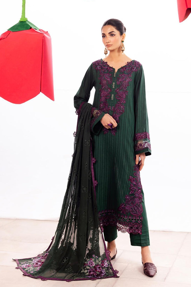 Picture of Iznik - DL 02 Whimsy Dahlia Embroidered Lawn Collection - Available at Raja Sahib