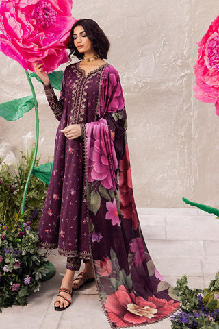 DL 06 Tranquil Dahlia Embroidered Lawn Collection