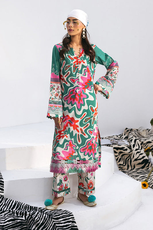 Picture of Nureh - NGL 10 (2 PC) N Girls Premium Printed Lawn Collection - Available at Raja Sahib