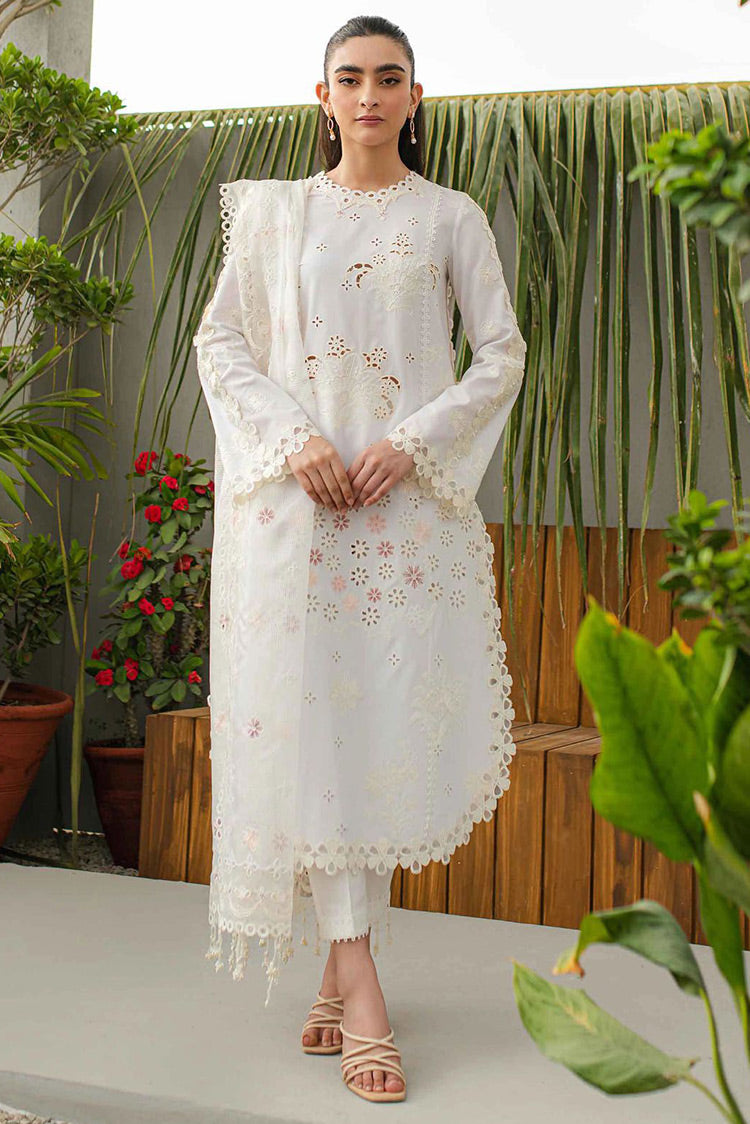 Picture of Qalamkar - JK 10 Orla Qline Lawn Collection - Available at Raja Sahib