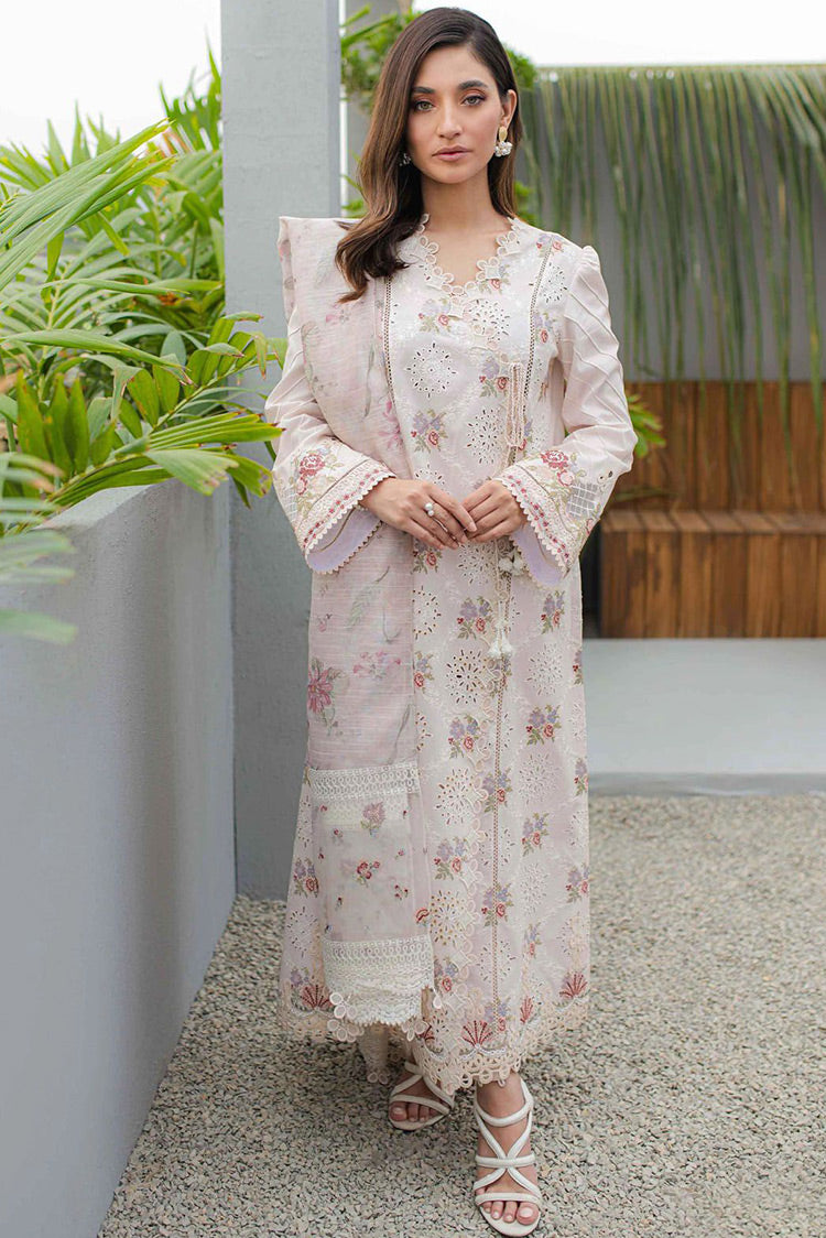 Picture of Qalamkar - JK 13 Opaline Qline Lawn Collection - Available at Raja Sahib