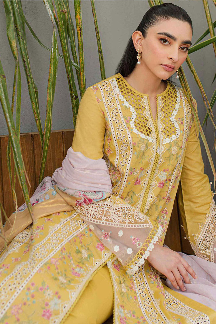 Picture of Qalamkar - JK 15 Miel Qline Lawn Collection - Available at Raja Sahib