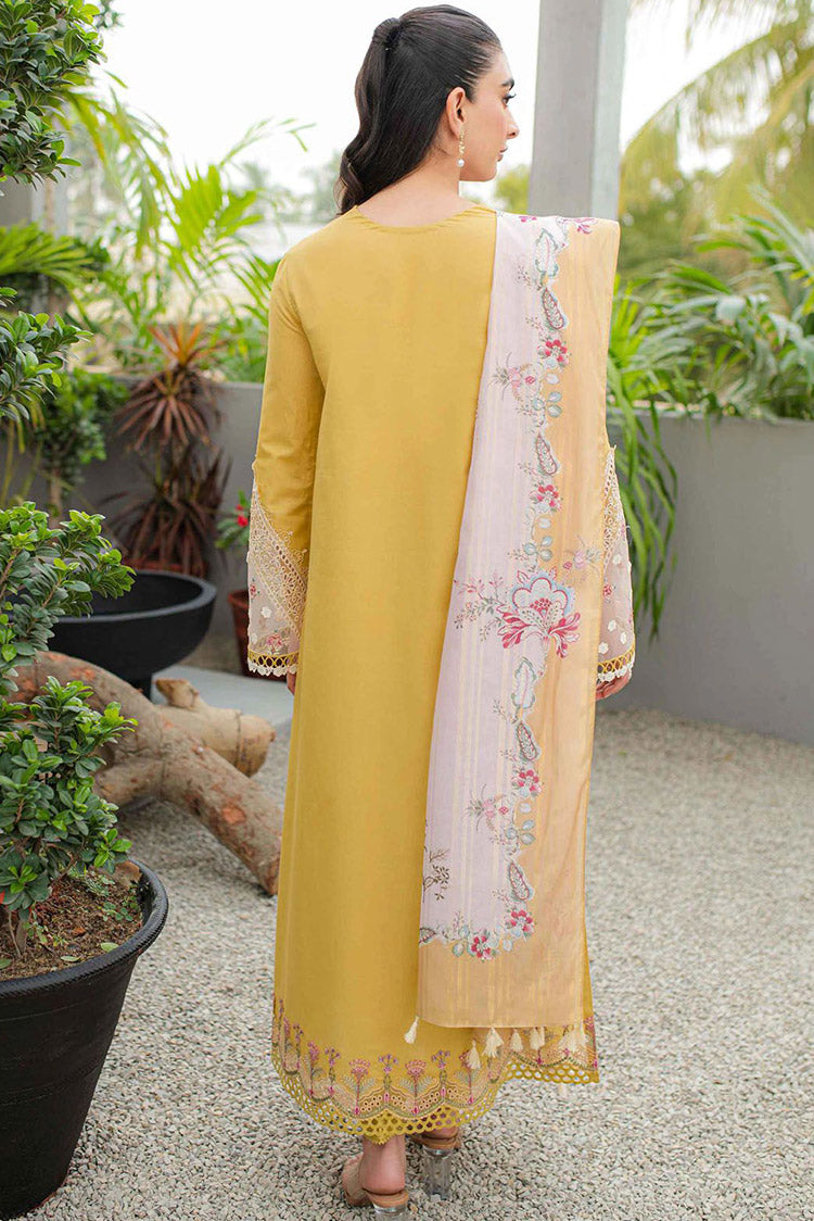 Picture of Qalamkar - JK 15 Miel Qline Lawn Collection - Available at Raja Sahib