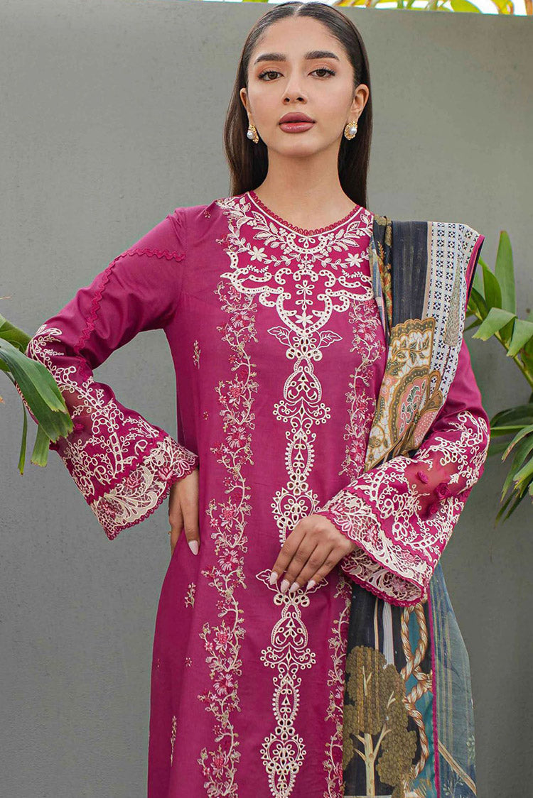 Picture of Qalamkar - JK 16 Seraphina Qline Lawn Collection - Available at Raja Sahib