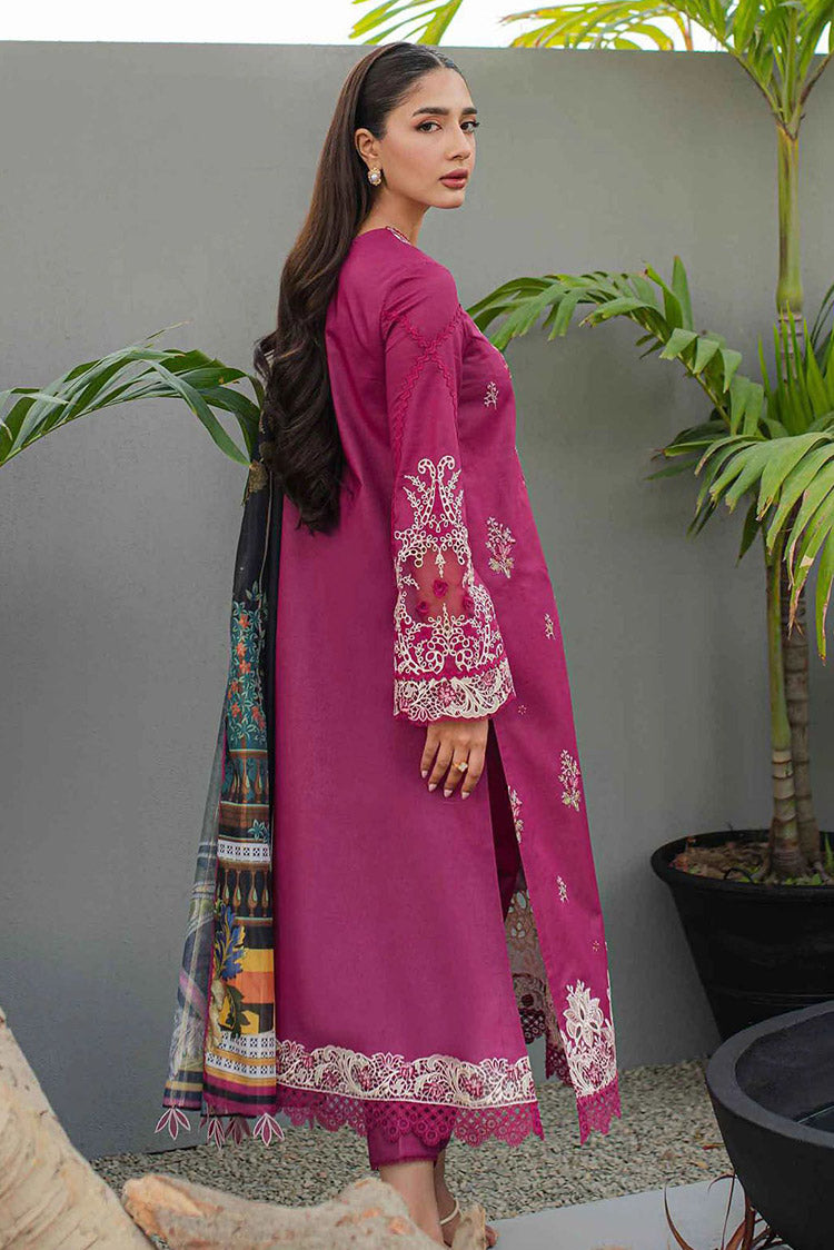 Picture of Qalamkar - JK 16 Seraphina Qline Lawn Collection - Available at Raja Sahib