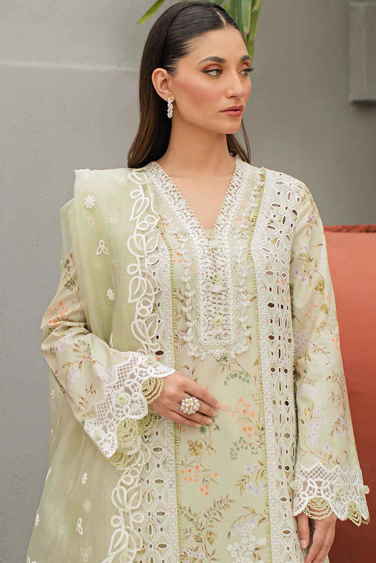 Picture of Qalamkar - JK 01 Eulalia Qline Lawn Collection - Available at Raja Sahib