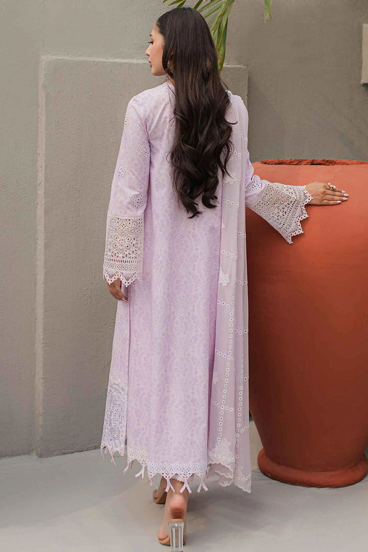 Picture of Qalamkar - JK 03 Lysa Qline Lawn Collection - Available at Raja Sahib