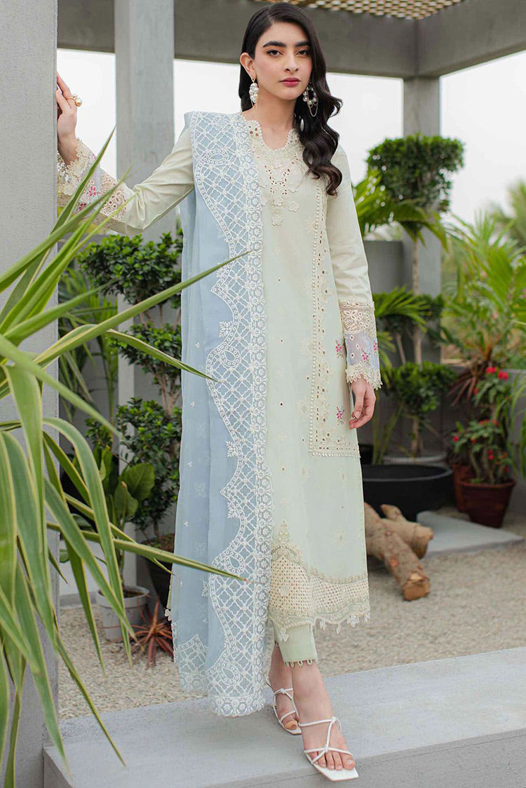 Picture of Qalamkar - JK 04 Aster Qline Lawn Collection - Available at Raja Sahib