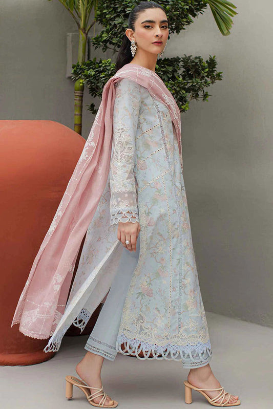 Picture of Qalamkar - JK 06 Octavia Qline Lawn Collection - Available at Raja Sahib