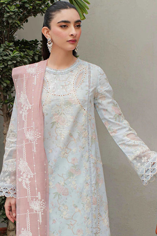 Picture of Qalamkar - JK 06 Octavia Qline Lawn Collection - Available at Raja Sahib