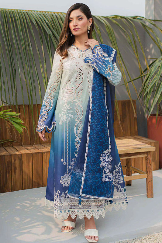 Picture of Qalamkar - JK 07 Elza Qline Lawn Collection - Available at Raja Sahib