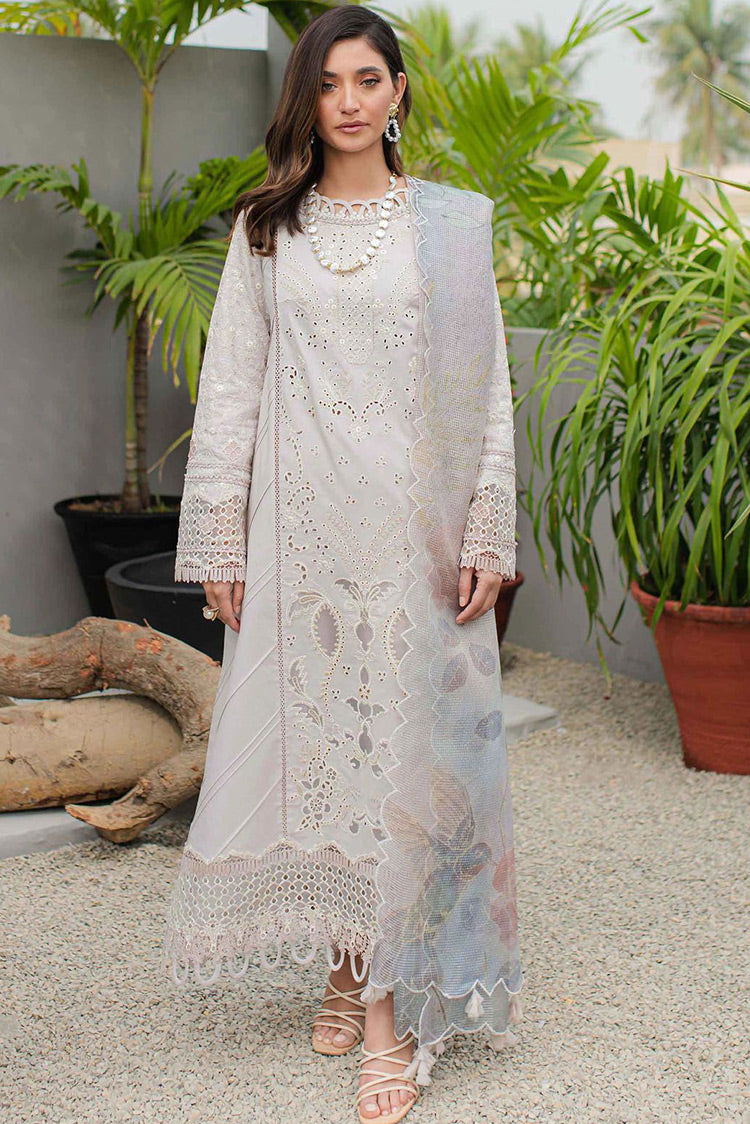 Picture of Qalamkar - JK 08 Aurelia Qline Lawn Collection - Available at Raja Sahib