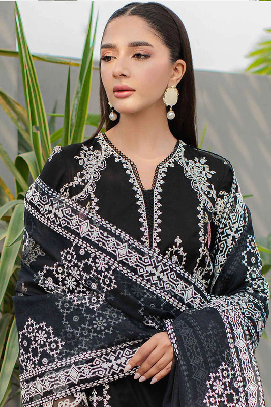 Picture of Qalamkar - JK 09 Evadne Qline Lawn Collection - Available at Raja Sahib