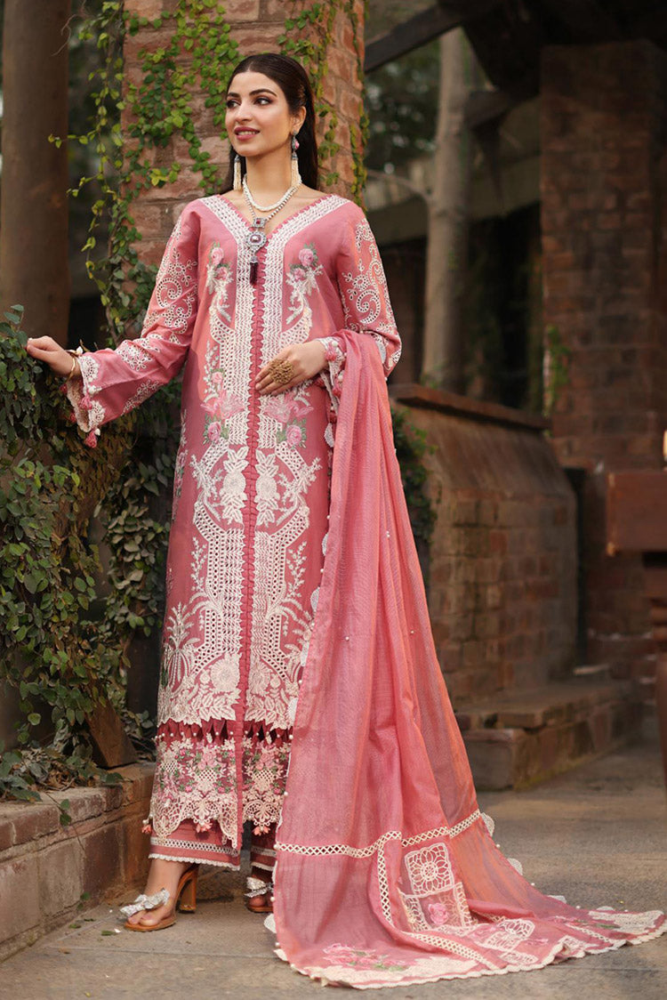 Picture of Kahf - KFL 13 Zeb Festive Lawn Collection - Available at Raja Sahib