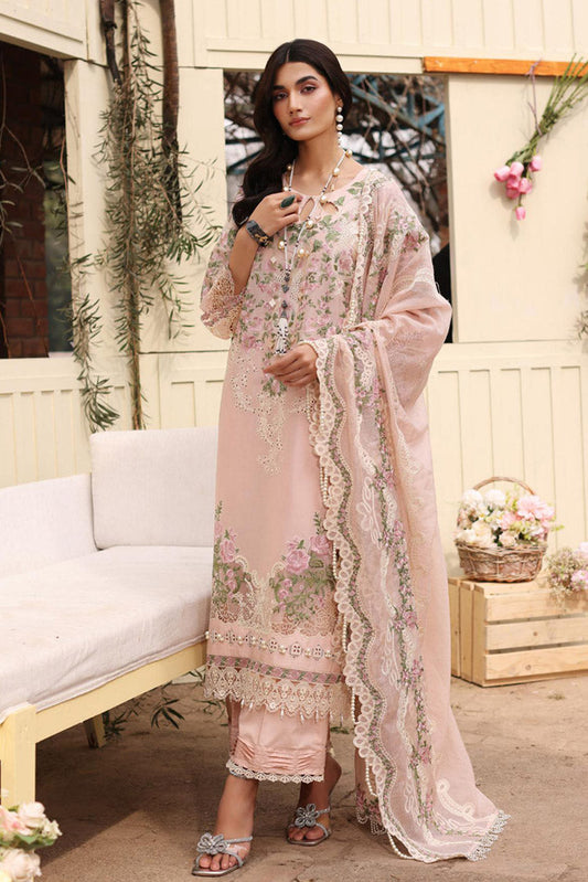 Picture of Kahf - KFL 09B Nora Festive Lawn Collection - Available at Raja Sahib