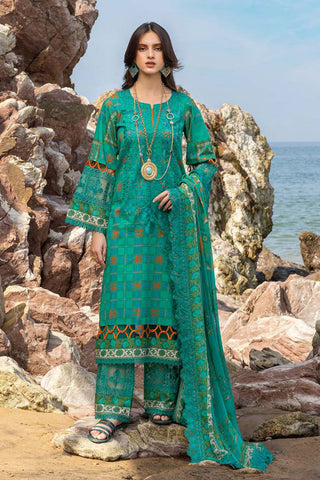 SN4 01 Sunshine Premium Embroidered Lawn Collection Vol 1