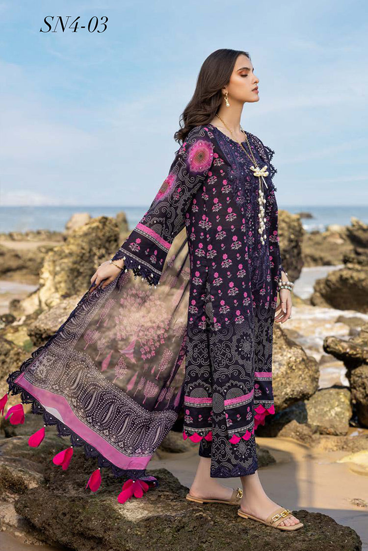 Picture of Charizma - SN4 03 Sunshine Premium Embroidered Lawn Collection Vol 1 - Available at Raja Sahib