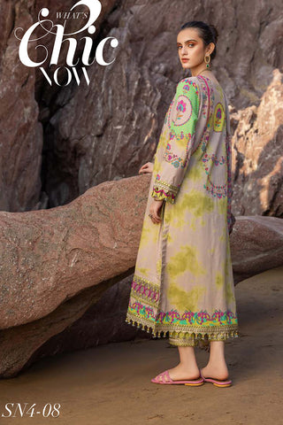 Charizma - SN4 08 Sunshine Premium Embroidered Lawn Collection Vol 1