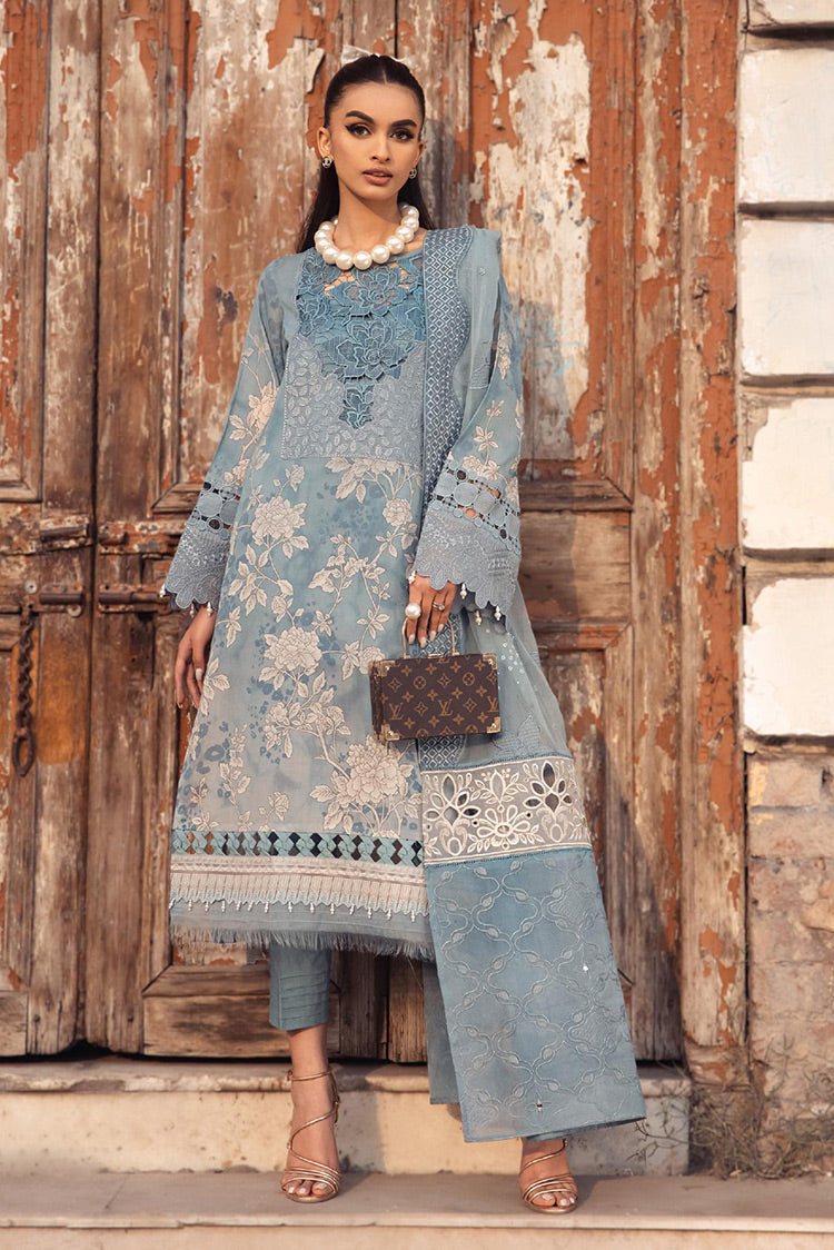 Picture of Nureh - NS 116 Maya Embroidered Swiss Voil Collection Vol 1 - Available at Raja Sahib