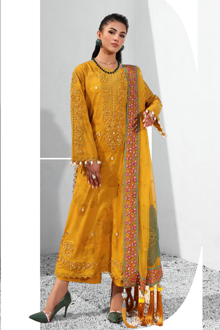 Picture of Charizma - ED4 03 Signature Festive Premium Embroidered & Hand Work Lawn Collection Vol 1 - Available at Raja Sahib