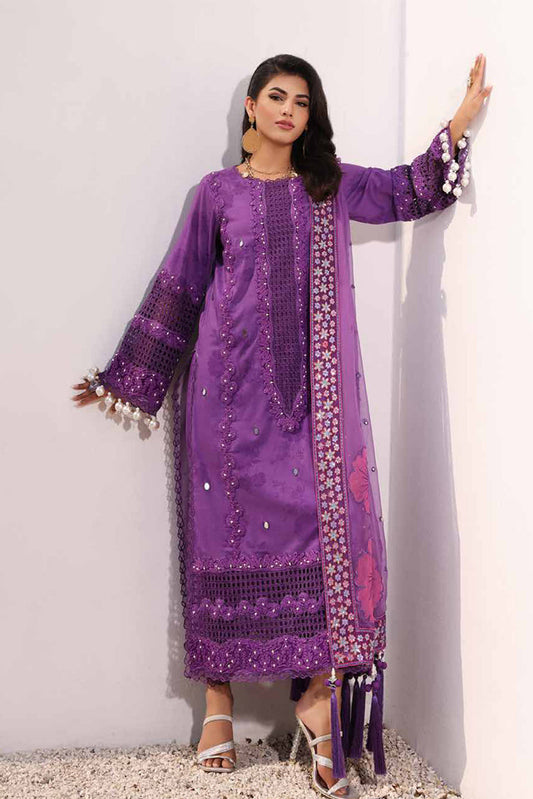 Picture of Charizma - ED4 04 Signature Festive Premium Embroidered & Hand Work Lawn Collection Vol 1 - Available at Raja Sahib